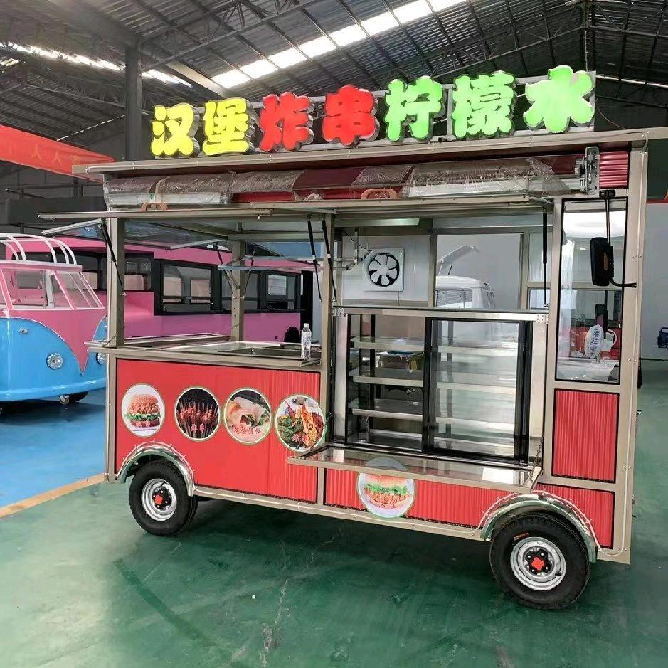 徐州宿州商丘餐车厂订制回收二手小吃车