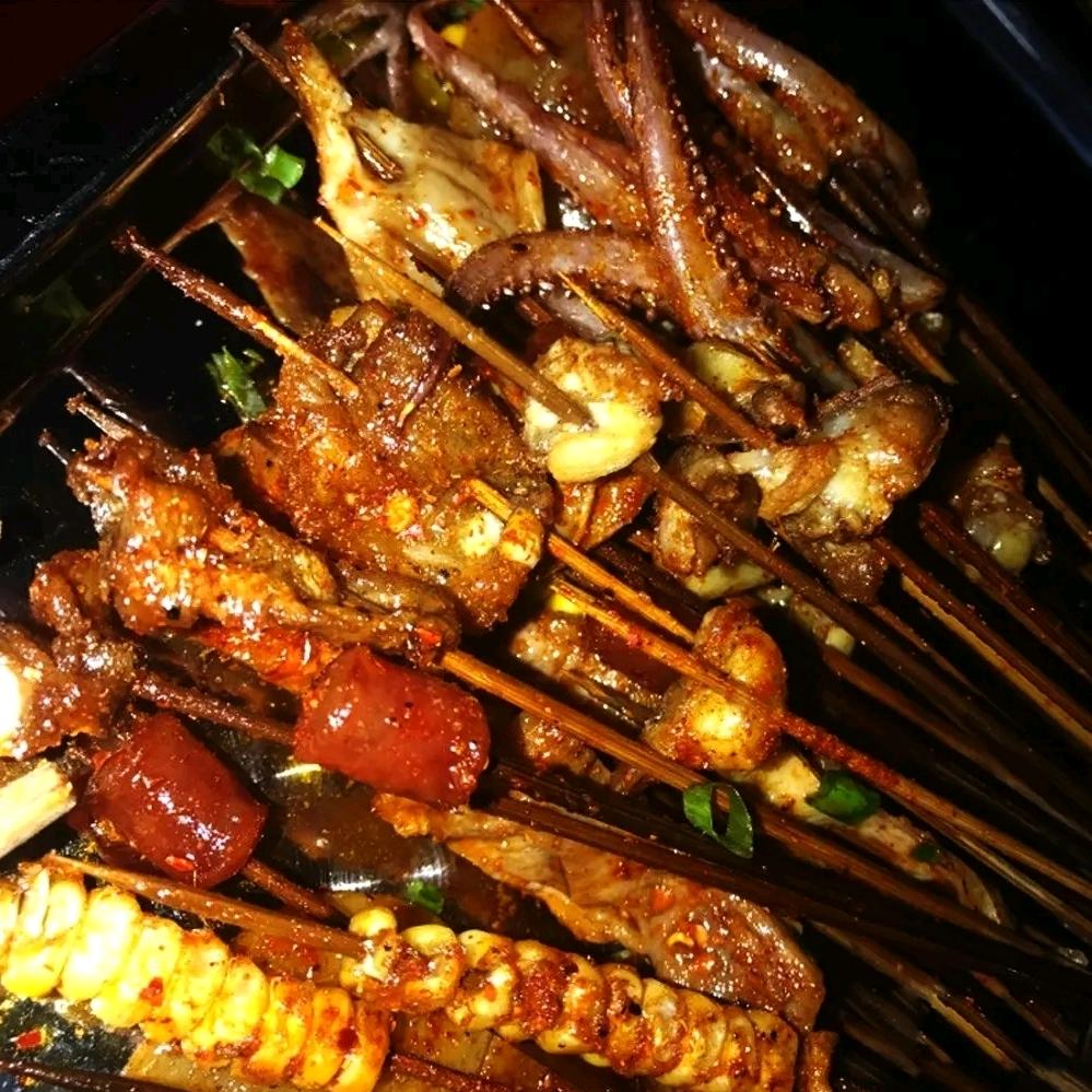🍢地摊的美味炸串🍢
