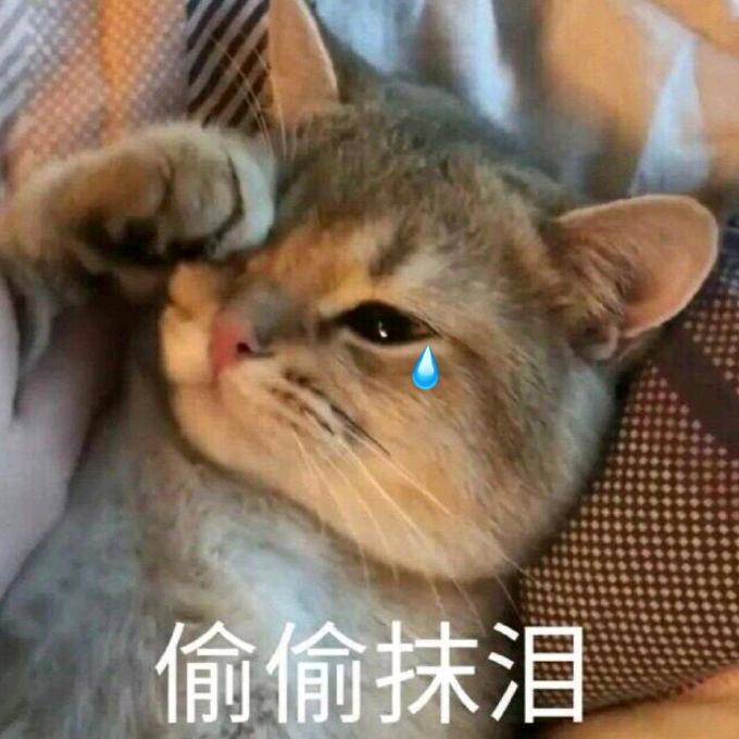 偷偷抹泪