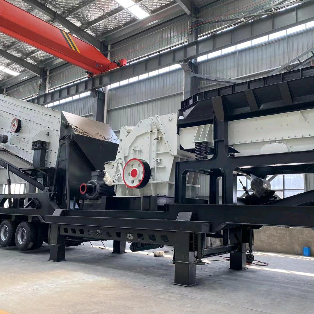 鑫聚晟移动破碎机制砂机筛分设备制造