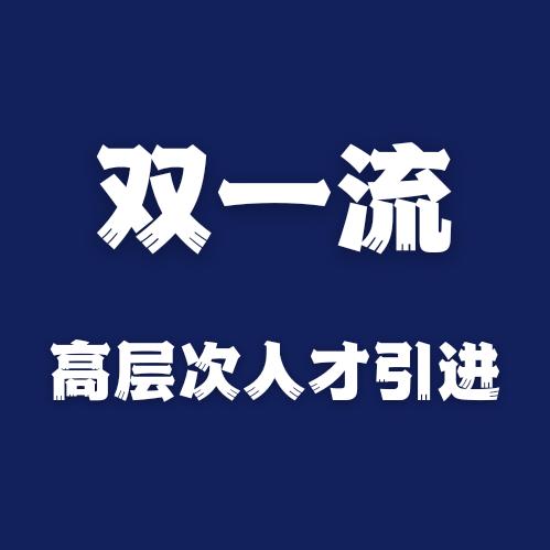 双一流高层次人才引进