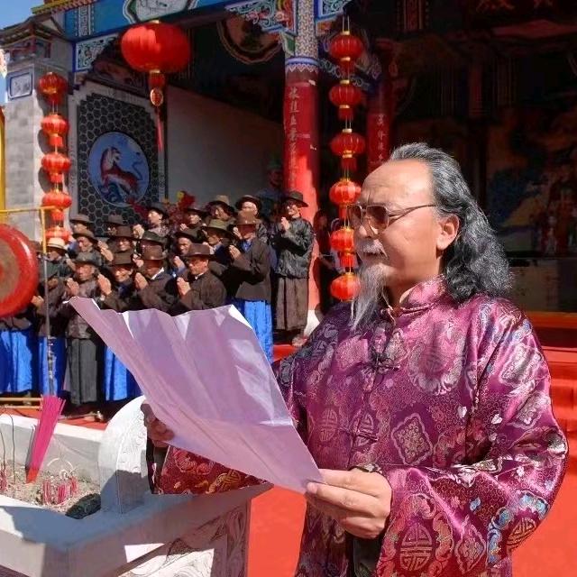 省级非遗（洞经音乐）传承人杨贵