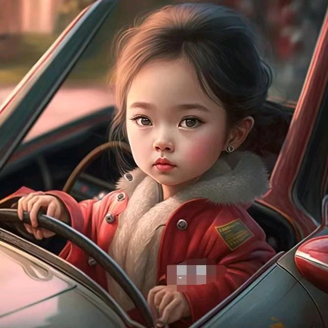 星空下的小朋友