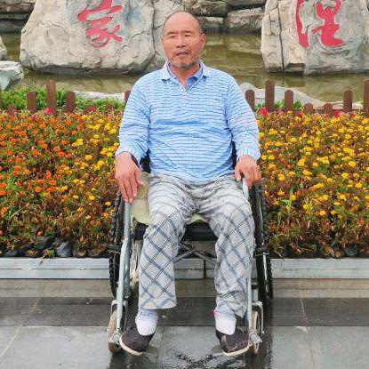 轮椅老张