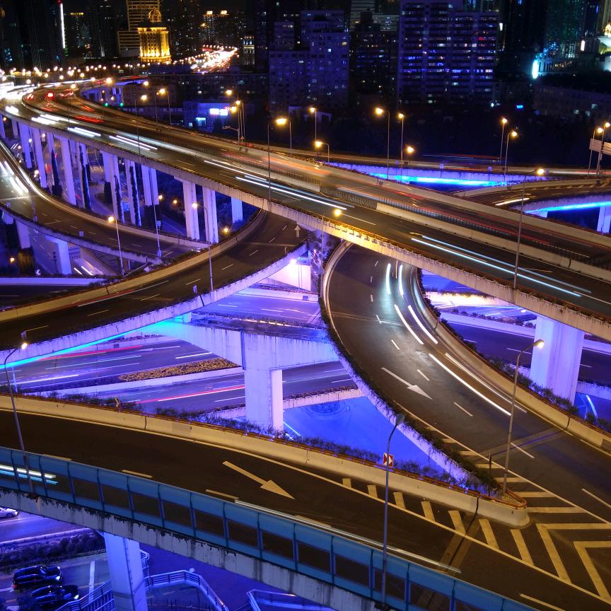 压马路