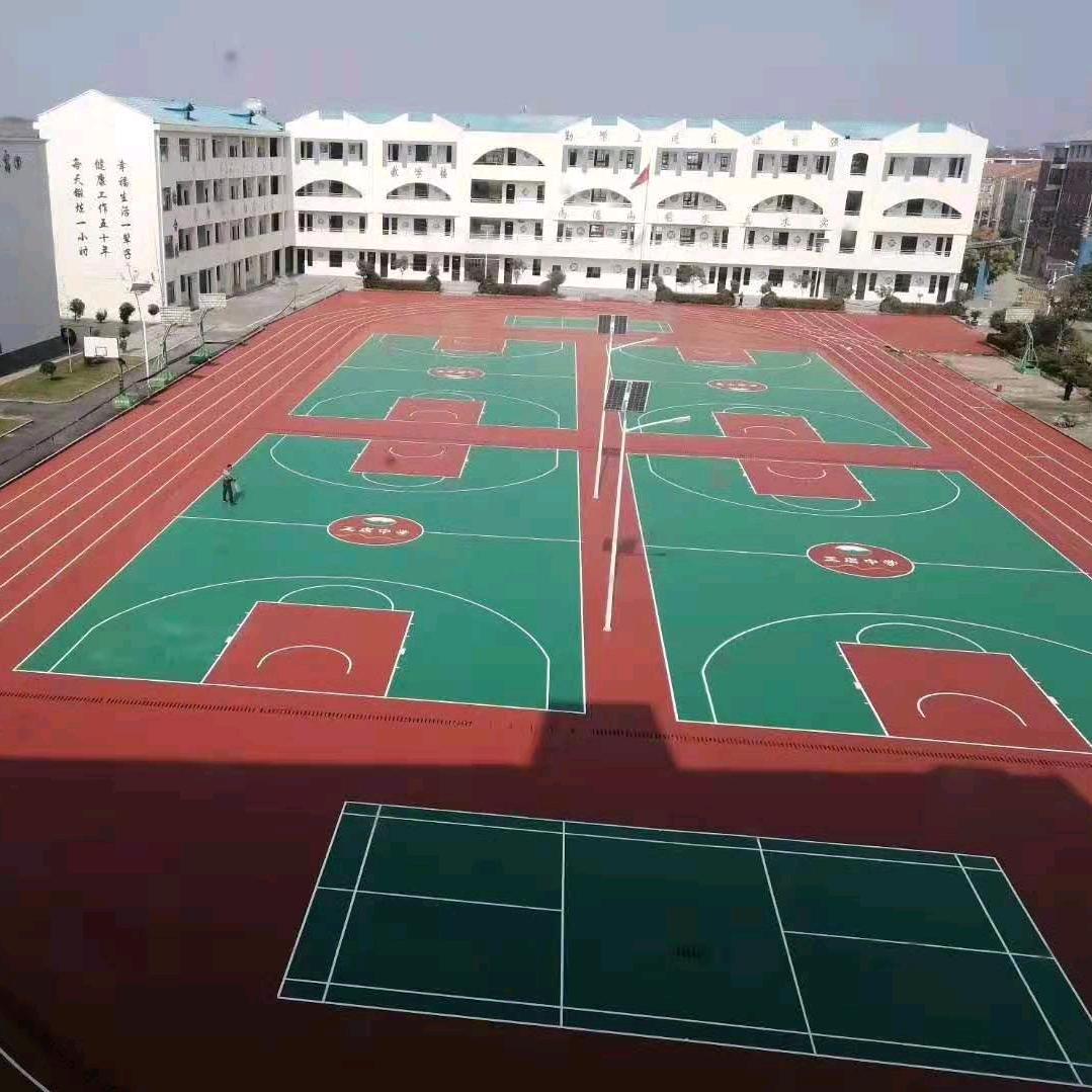 武汉子仲运动场建设新材料