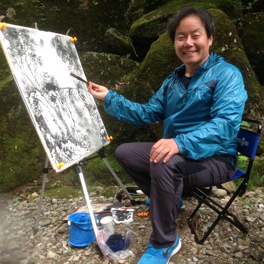 首竣山水画
