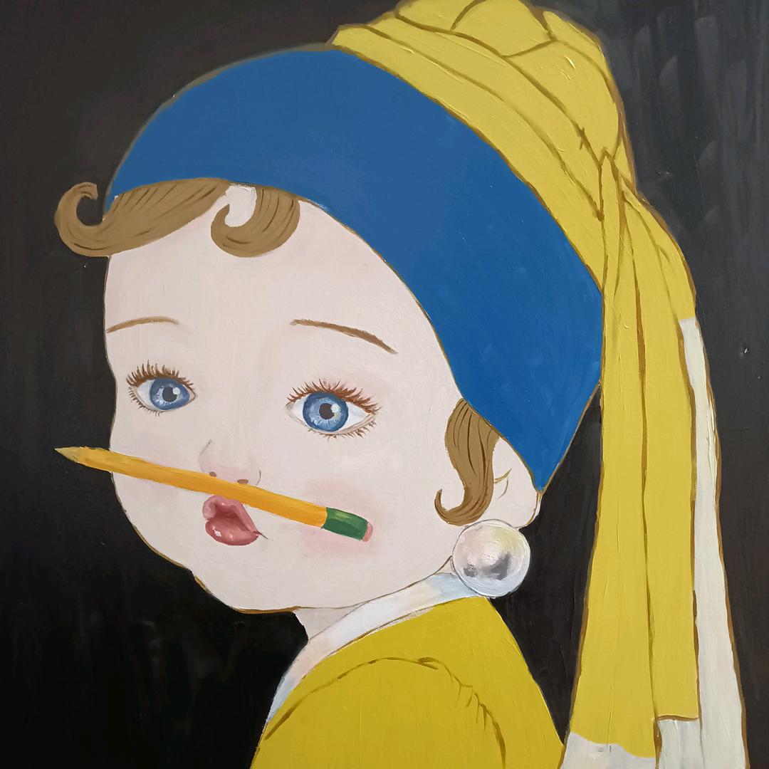 画大饼的小姐姐