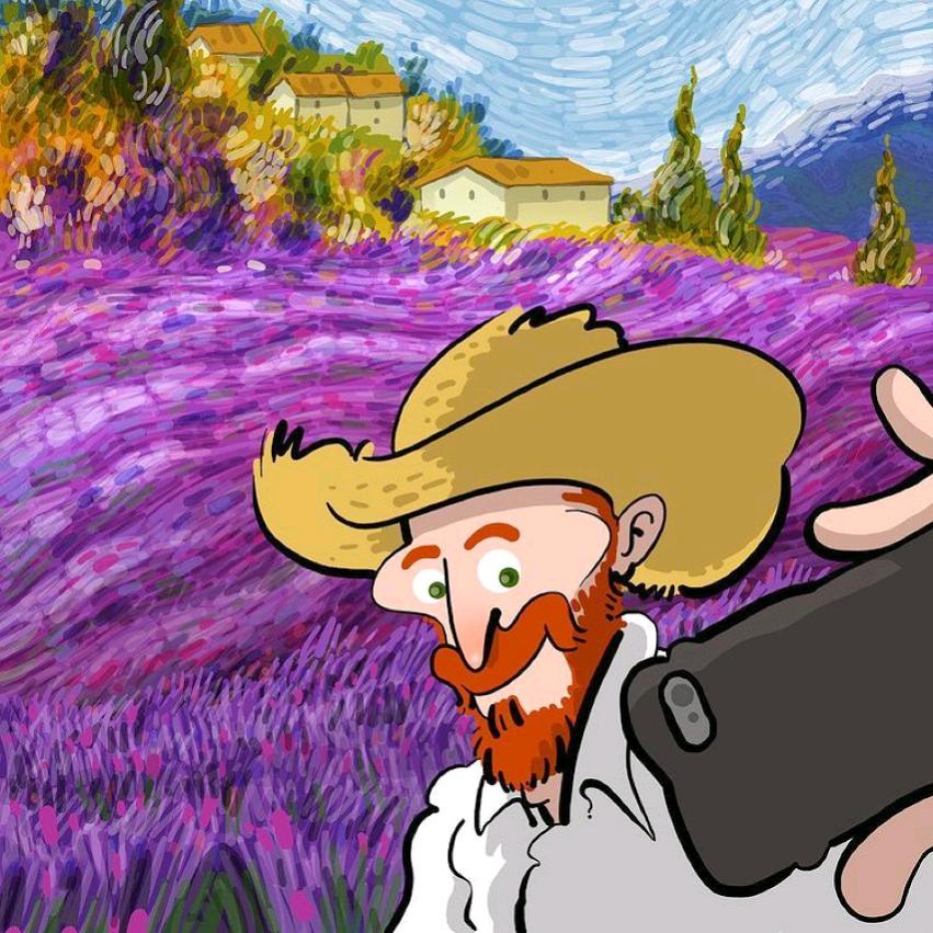 梵高也很烦