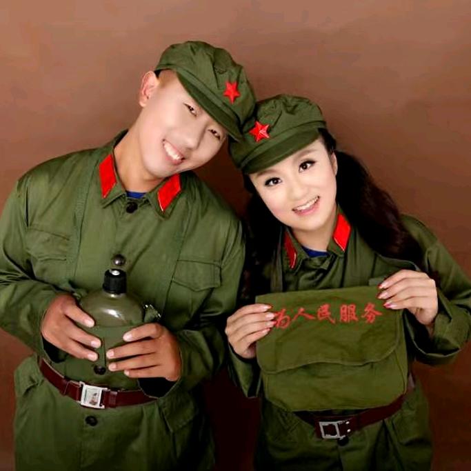 军旗下的迷彩