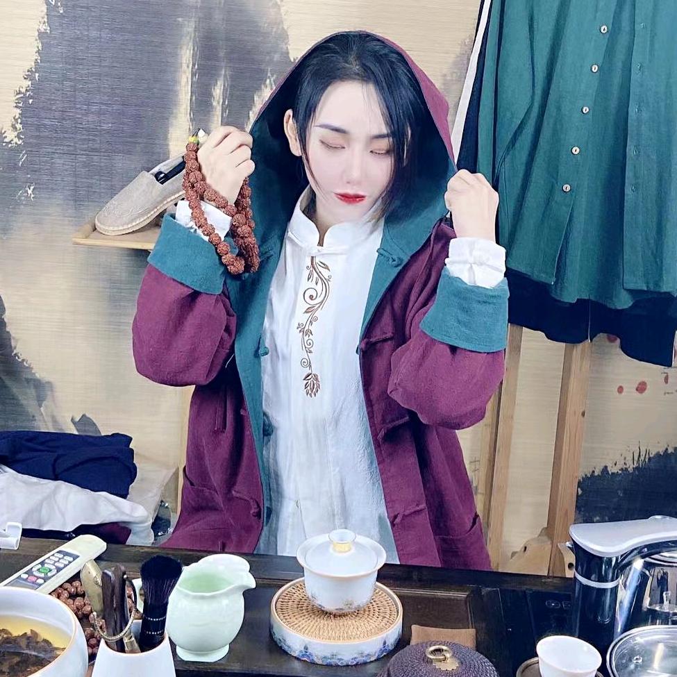 玄笙国风棉麻唐装服饰