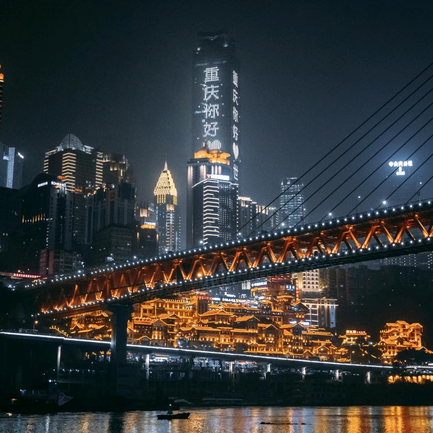 夜晚.