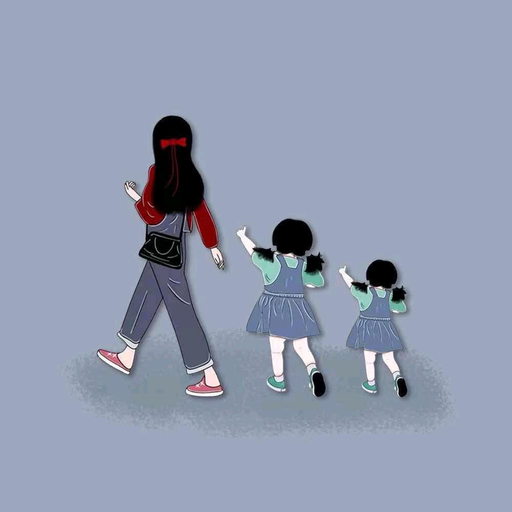 雯，婧娘亲