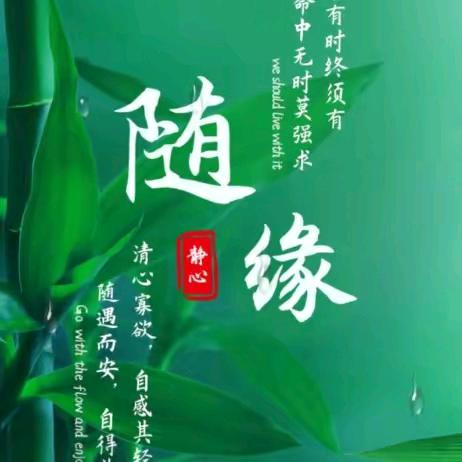 随缘.
