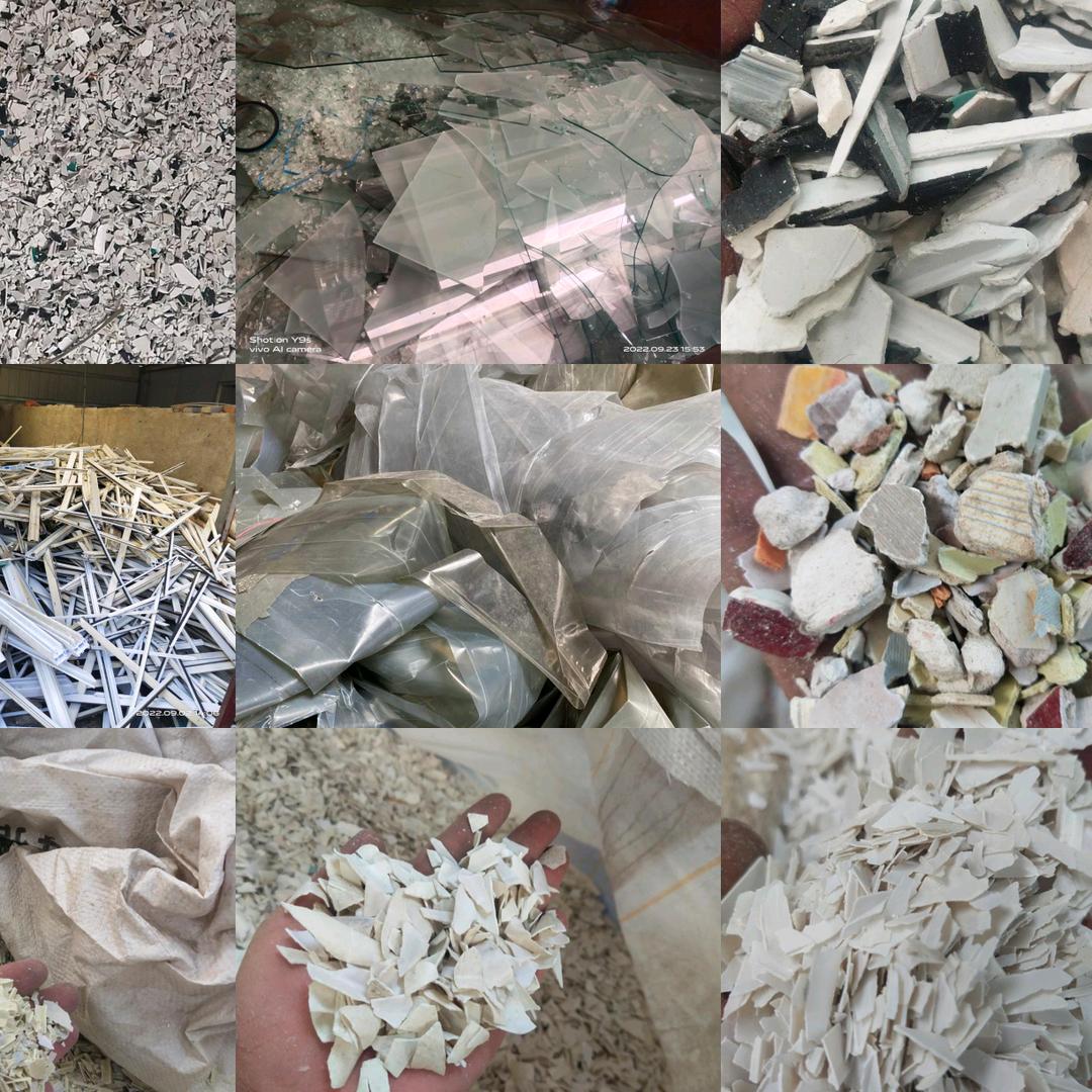 铝材包装膜回收回收工厂下角料和各种废塑料