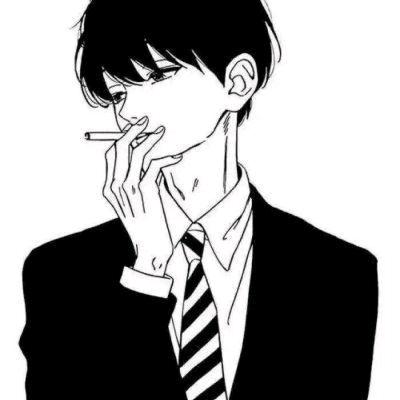 叼烟、驱赶愁绪