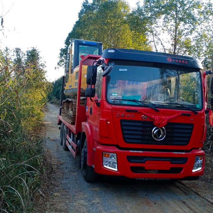 赤壁后八轮拖车挖机出租