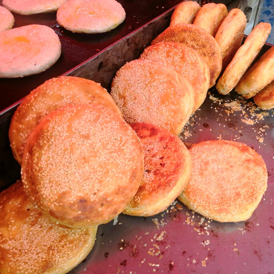油酥掉渣烧饼