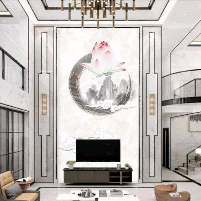 宜春莲舍背景墙印象绘文化传媒