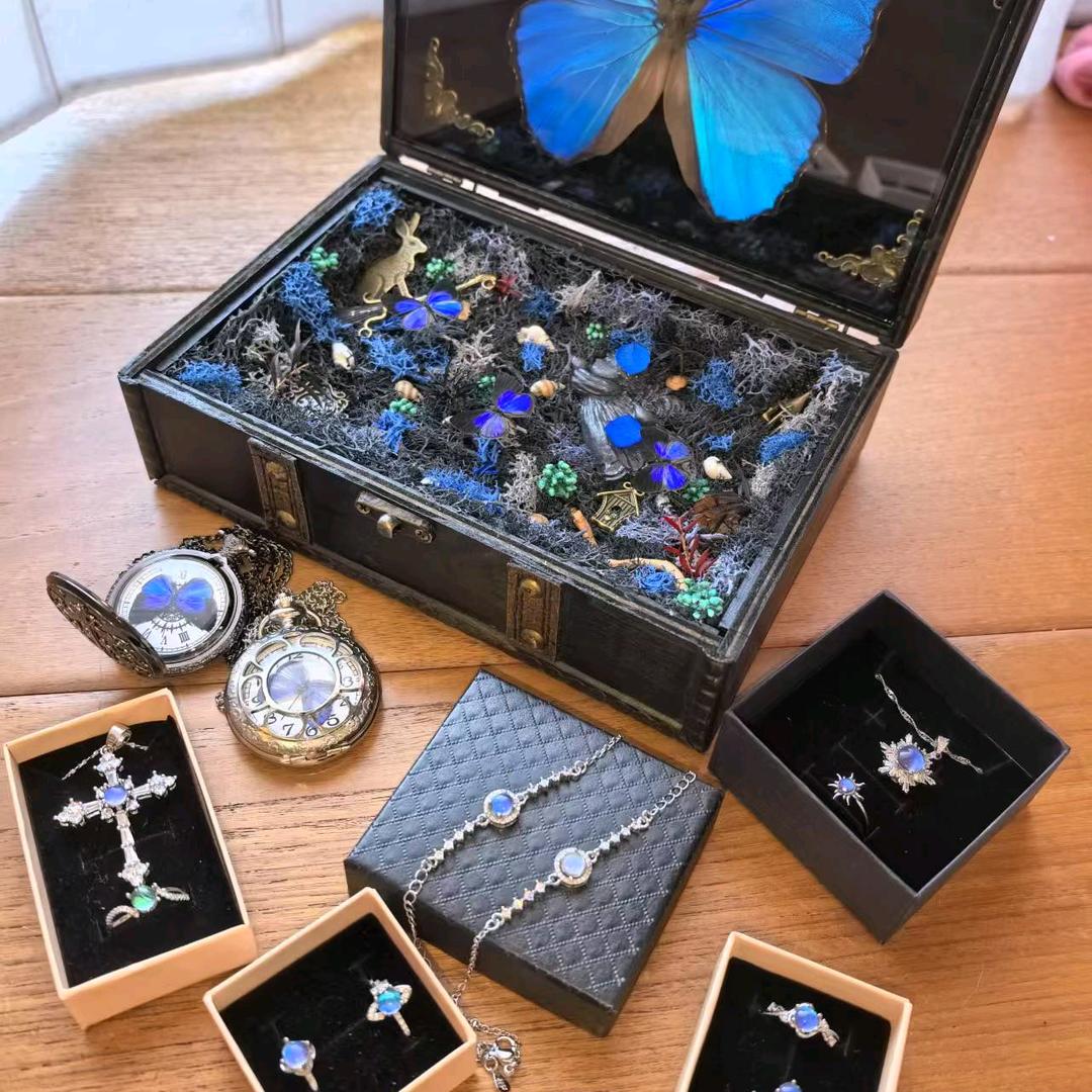 南山的蝴蝶首饰拆拆