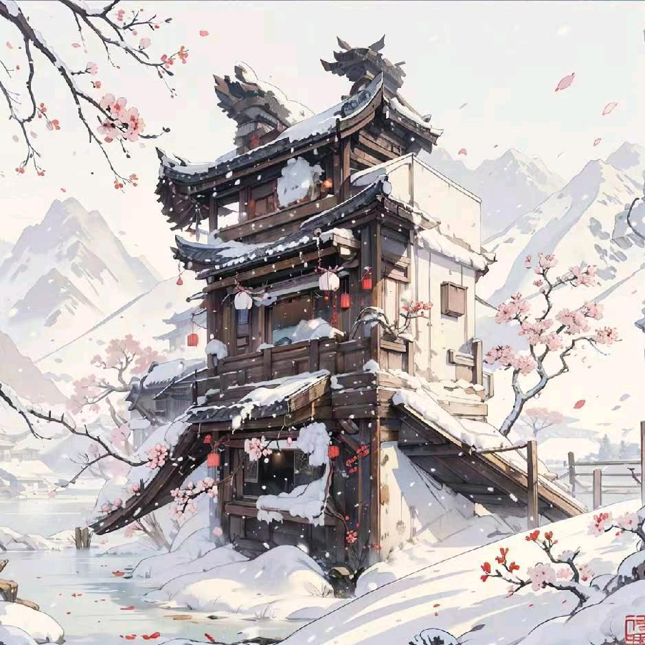 暮雪春江