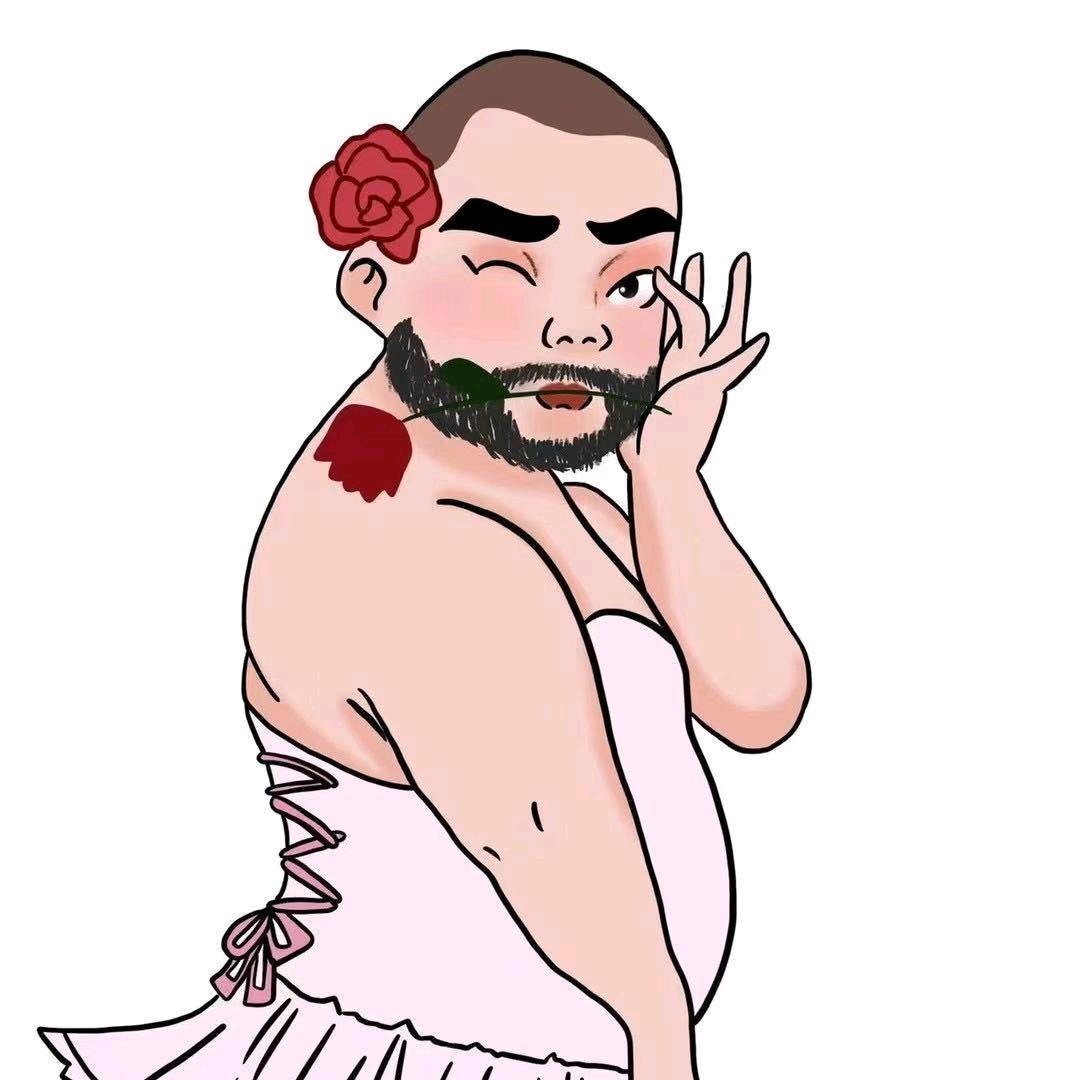 👣淡黑色
