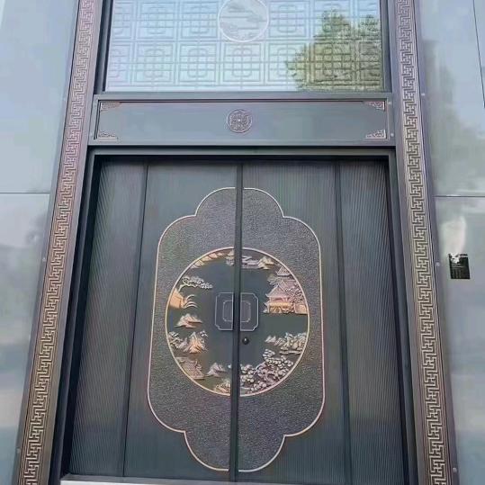 宝帝龙烤漆不锈钢别墅大门批发王杰