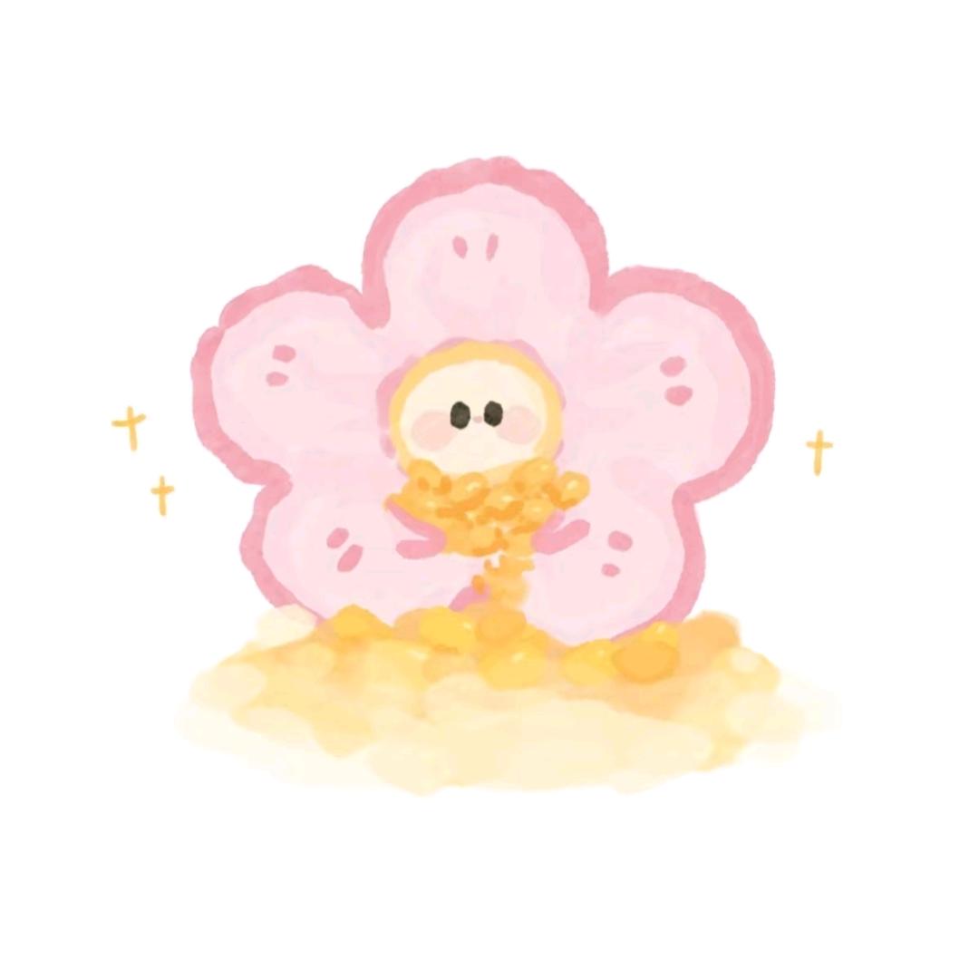 山茶花长在年糕里