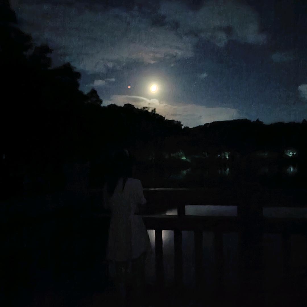 @月圆是画@月缺是诗