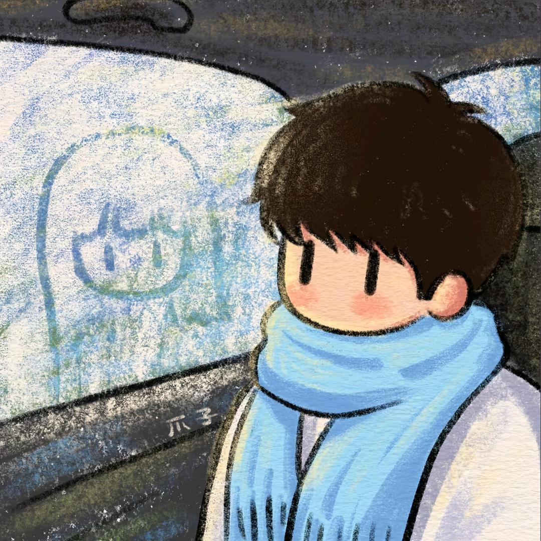晚风轻轻拂过她.