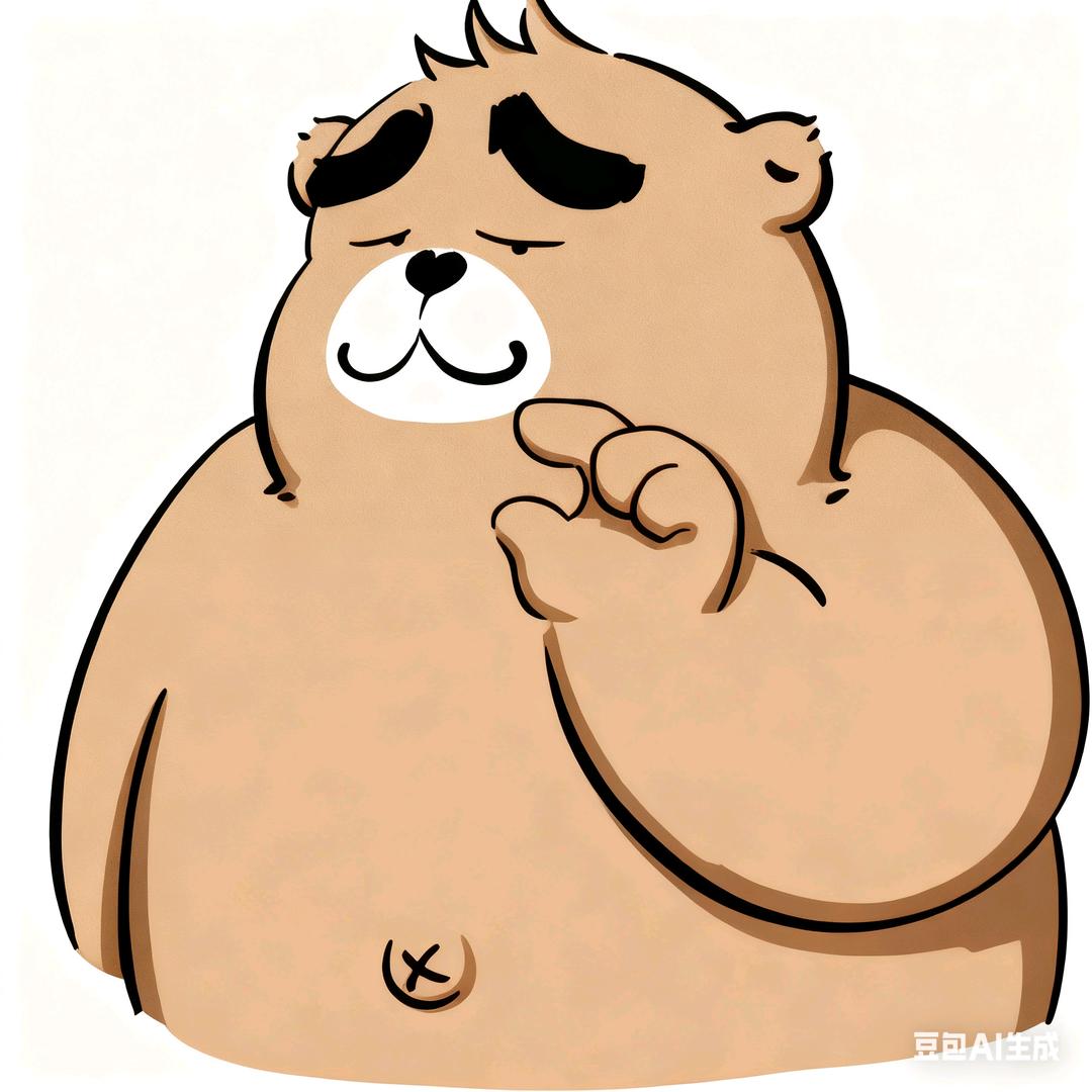 咕噜咕噜吃饱变猪