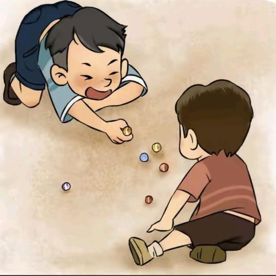 煤油灯照亮的童年