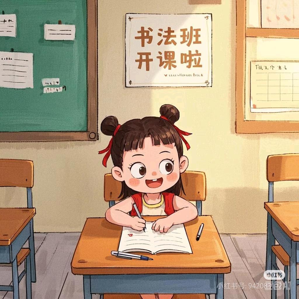 程程爱写字