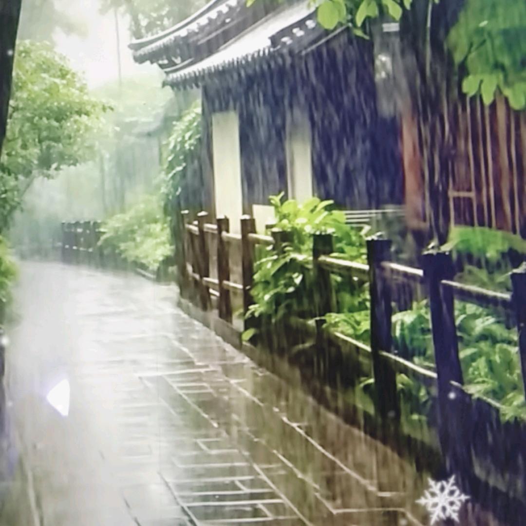 雨落轩窗