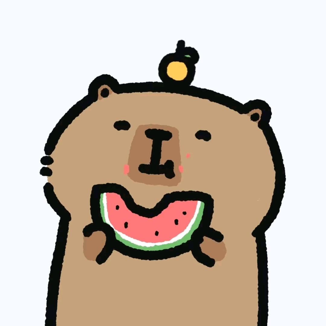 吃西瓜的卡皮巴拉
