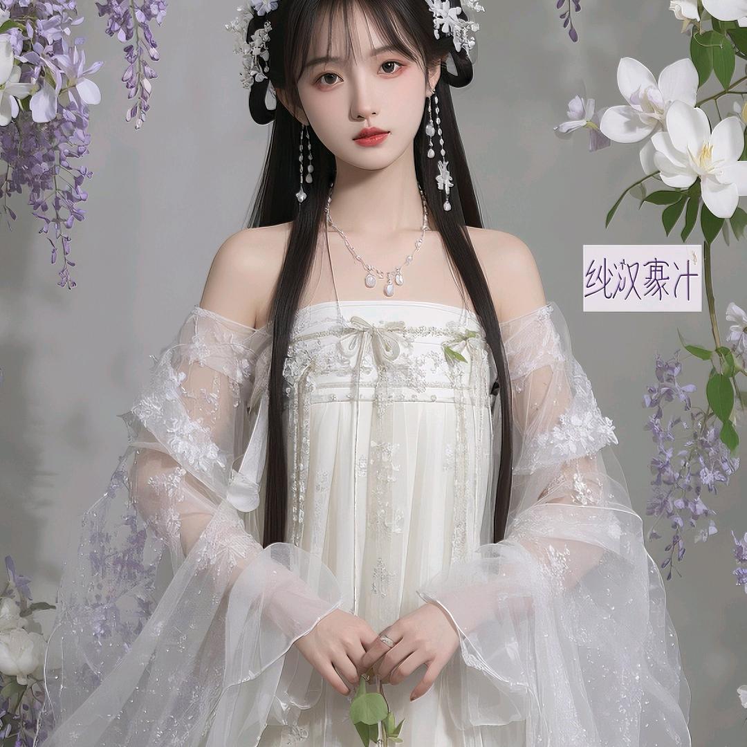 花纱汉服小美女