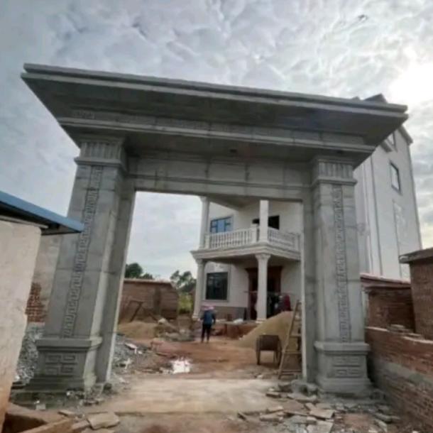 专业现浇新中式门楼