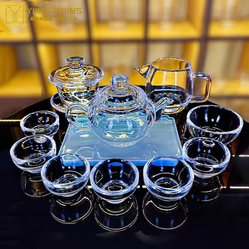 东海晶匠水晶茶具