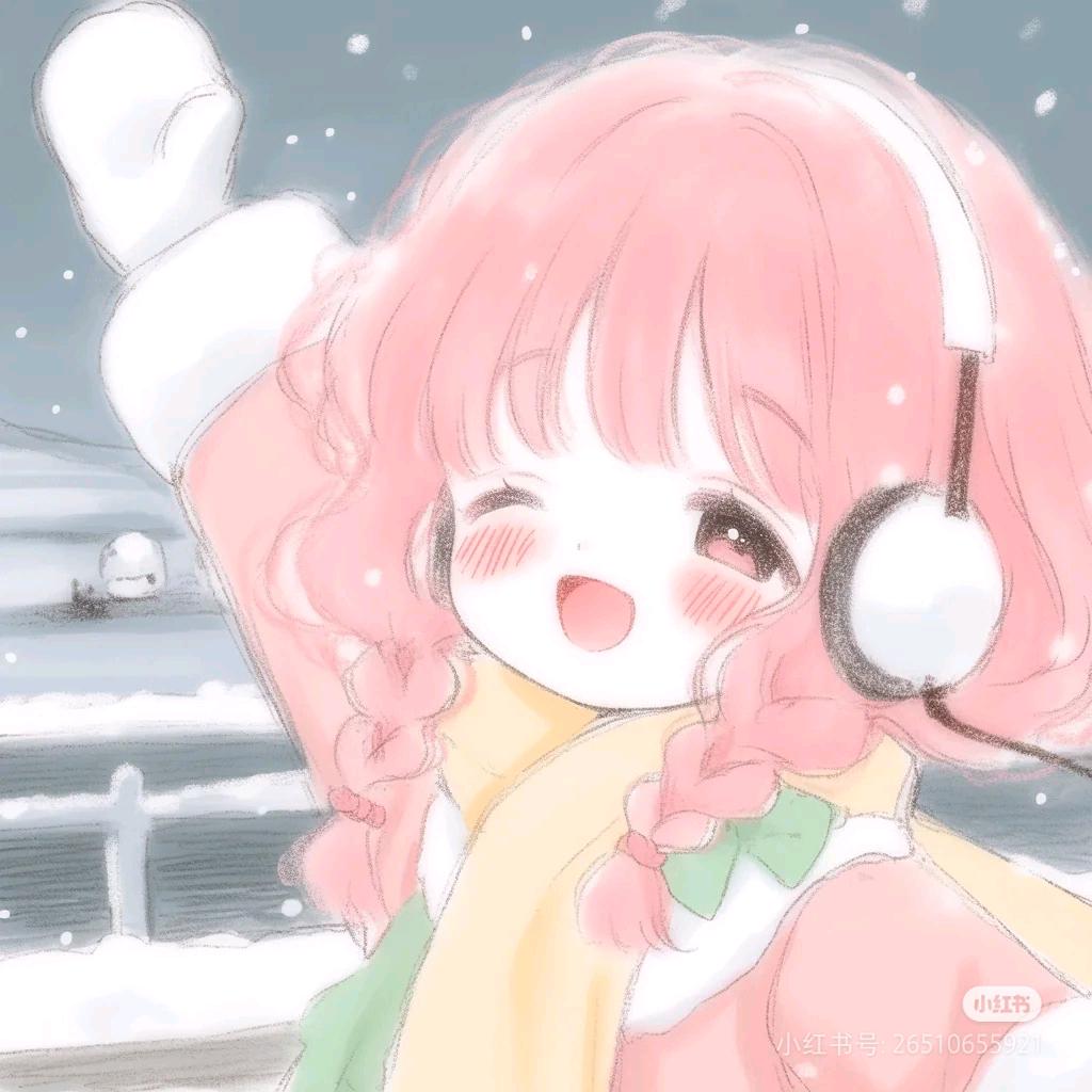 下雪了喔