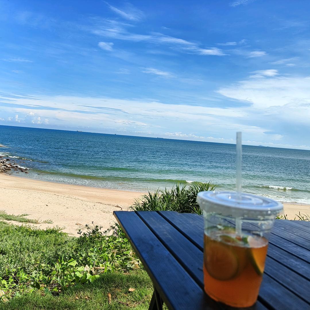 海礁滩营地_—别月