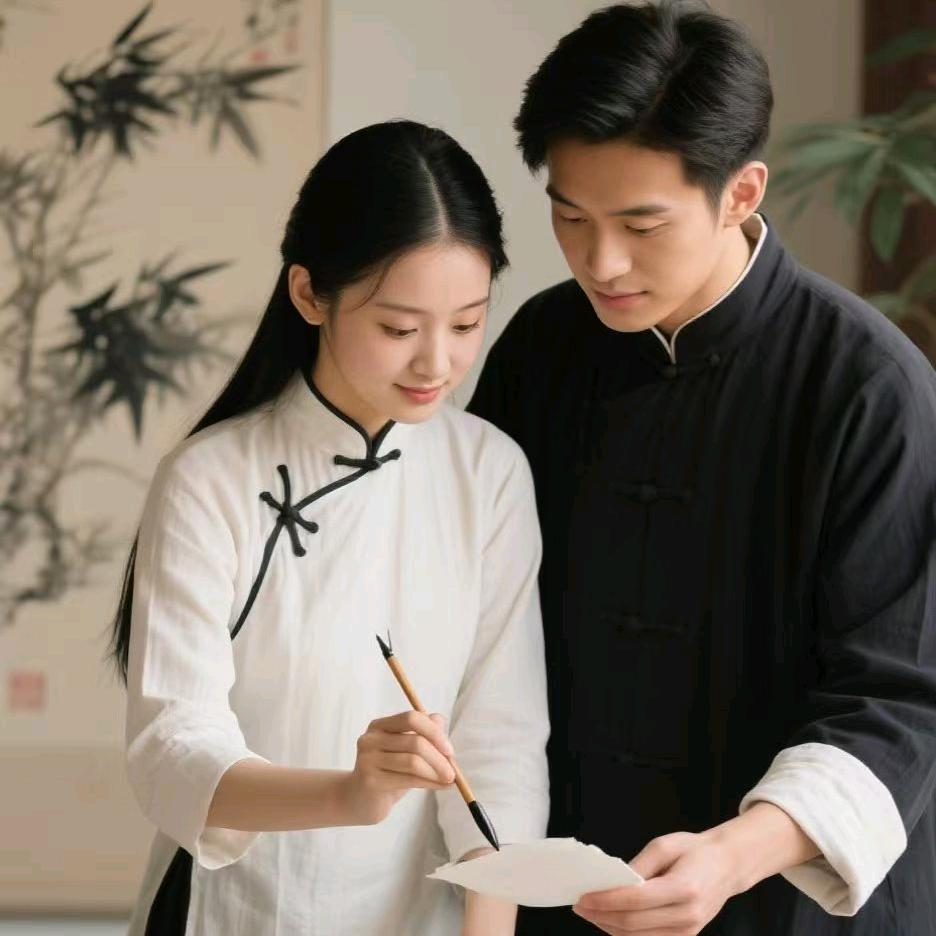墨白石国画
