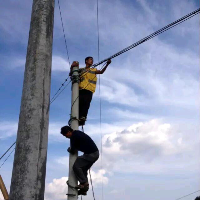 @专业弱电智能化！高空作业