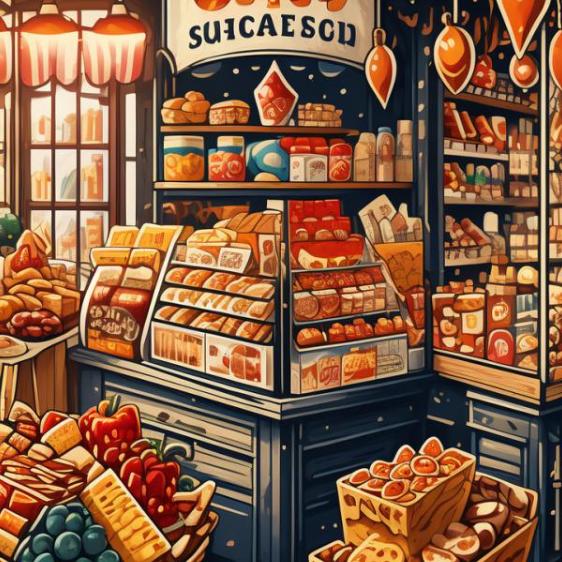 笑对缘份：食品零食店