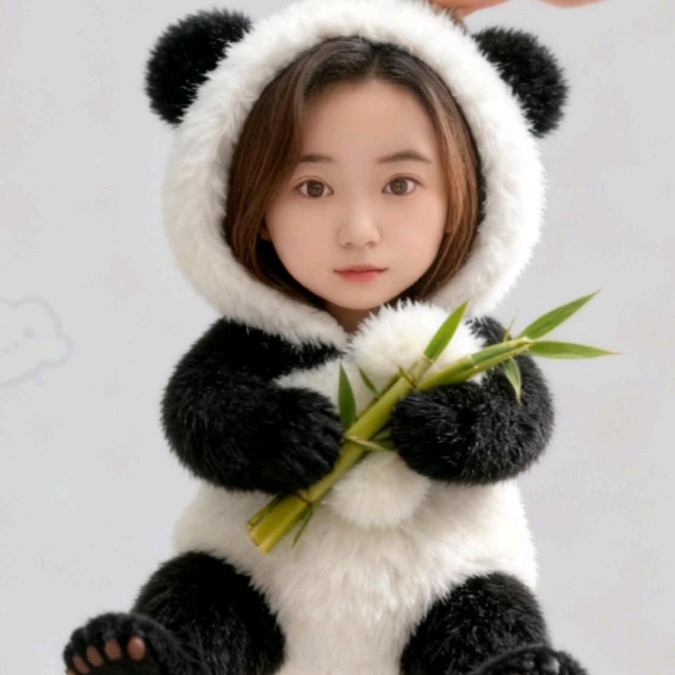 喝咖啡的中年少女