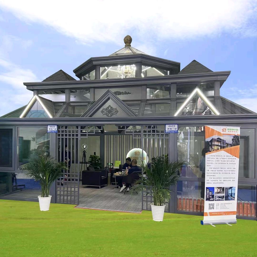 泰州豪莱屋别墅门，铝艺大门围栏