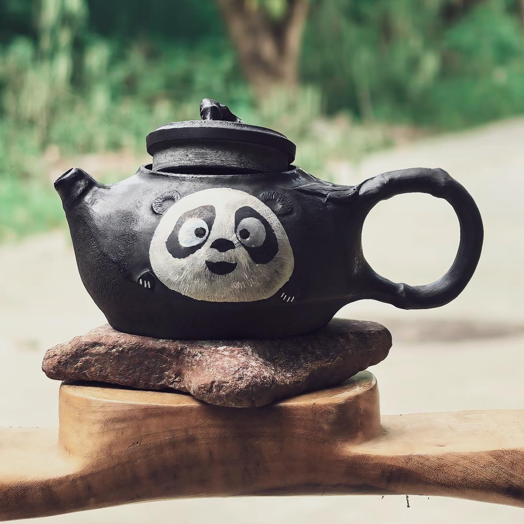 熊猫有空茶壶