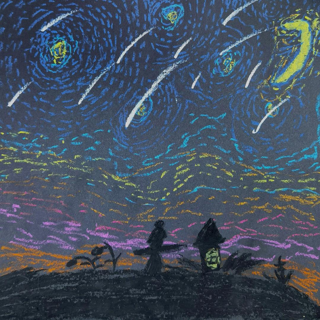 遥望天边星宿
