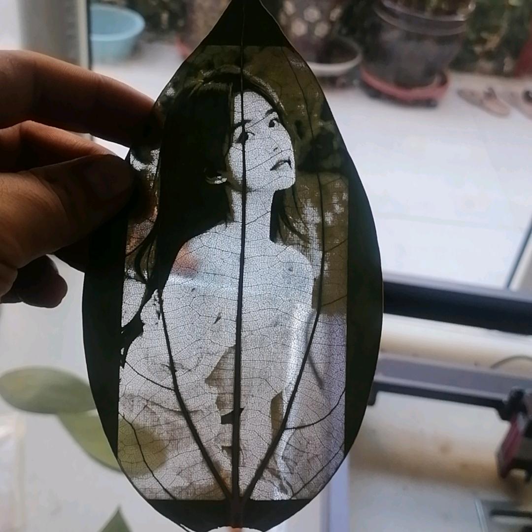 树叶雕刻