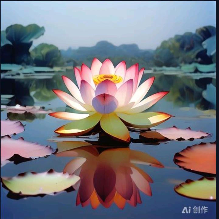 莲花盛开