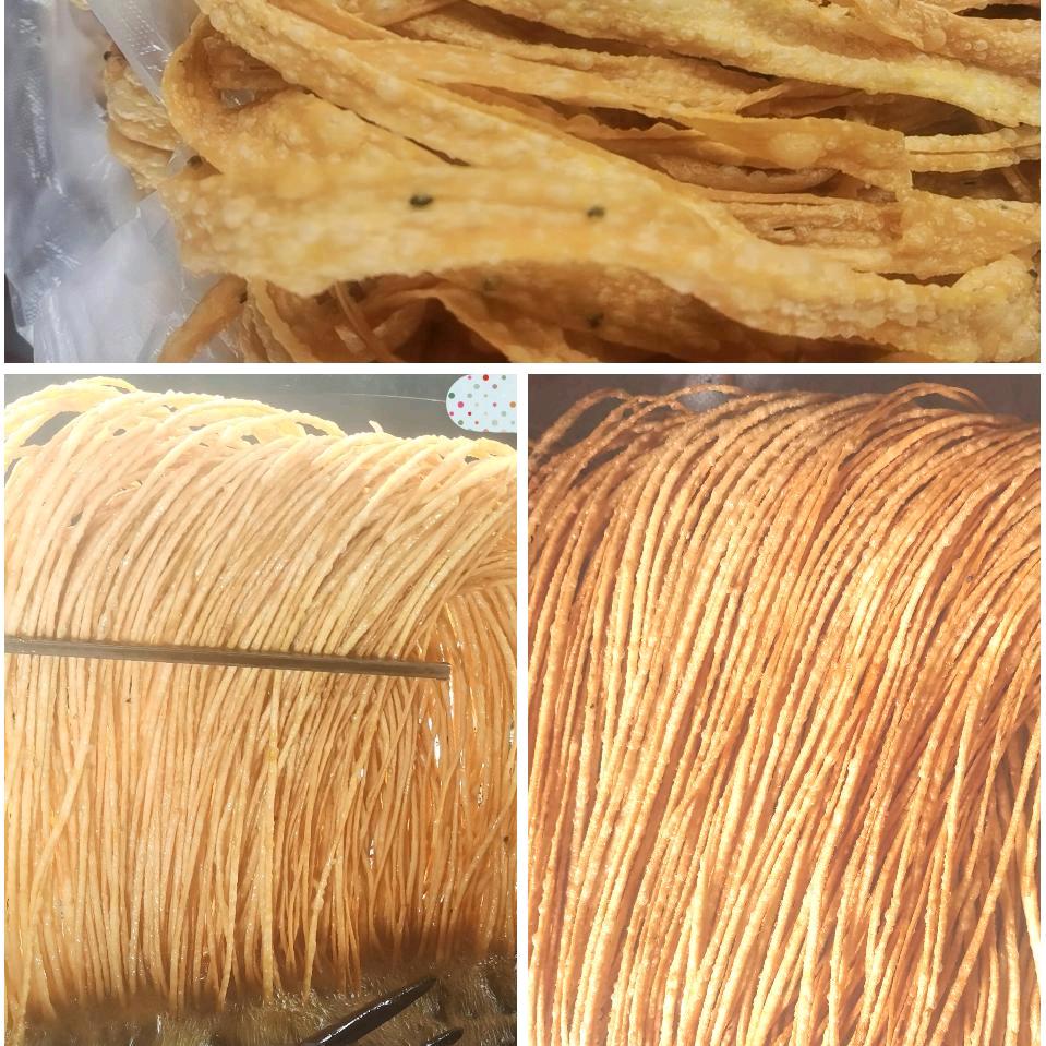 沭阳马厂江二家豆油馓子，纯手工挂面